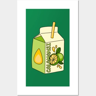 Calamansi Fruit Juice Box Posters and Art